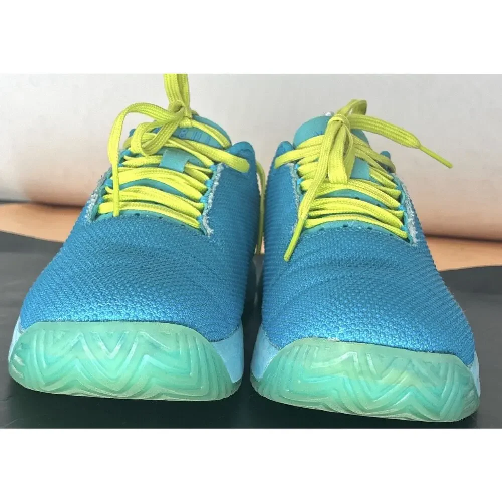 NOBULL Trainer Mens 7.5, Wmns 9 Blue SuperFabric Cross Training Gym Shoes